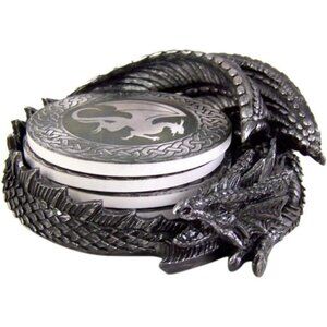 Dragon Coaster Holder with 4 Coaster Set